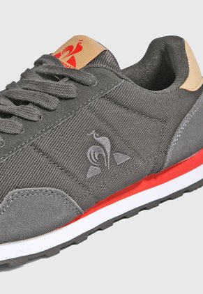 Tenis Lifestyle Negro-Beige-Rojo le coq sportif Astra Twill