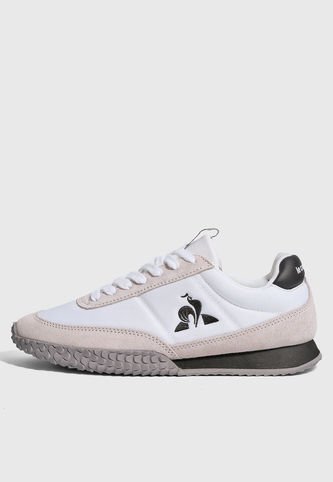 Tenis Lifestyle Blanco-Negro-Gris le coq sportif Veloce II Le coq sportif