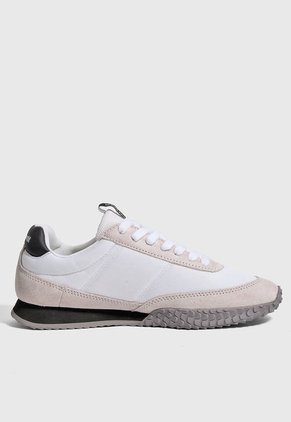 Tenis Lifestyle Blanco-Negro-Gris le coq sportif Veloce II