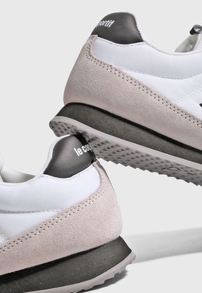 Tenis Lifestyle Blanco-Negro-Gris le coq sportif Veloce II