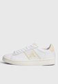 Tenis Lifestyle Blanco-Beige-Amarillo le coq sportif Classic Soft de Le coq sportif