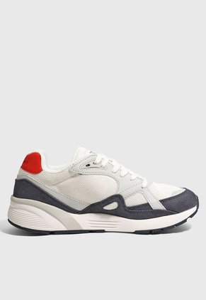 Tenis Lifestyle Blanco-Azul-Rojo Le Coq Sportif  DYNACTIF R850