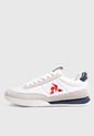 Tenis Lifestyle Marfil-Gris-Azul Le Coq Sportif  Veloce II Tricolore de Le coq sportif