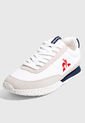 Tenis Lifestyle Marfil-Gris-Azul Le Coq Sportif  Veloce II Tricolore de Le coq sportif