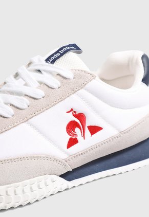 Tenis Lifestyle Marfil-Gris-Azul Le Coq Sportif  Veloce II Tricolore
