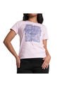 Camiseta Para Mujer Con Estampado Color Rosado Claro de Lec Lee