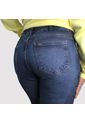 Jean Curvy Elástico Mujer Lec Lee Índigo Oscuro 20/Índigo Oscuro de Lec Lee