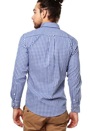 Camisa Blanca-Azul Rey Lec Lee