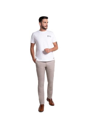Camiseta Para Hombre Con Estampado Color Blanca