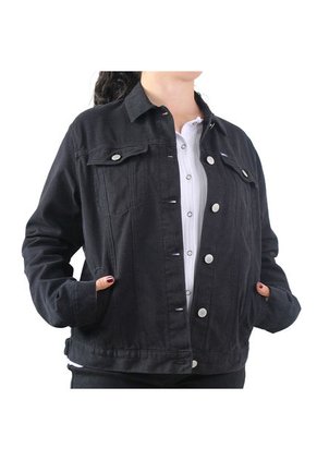 Chaqueta Oversize De Mujer Lec Lee Negra