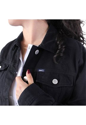 Chaqueta Oversize De Mujer Lec Lee Negra