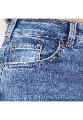 Jean Tiro Medio Para Mujer Lec Lee