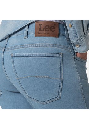 Jean Staid Hop Para Hombre Lec Lee - Índigo Claro