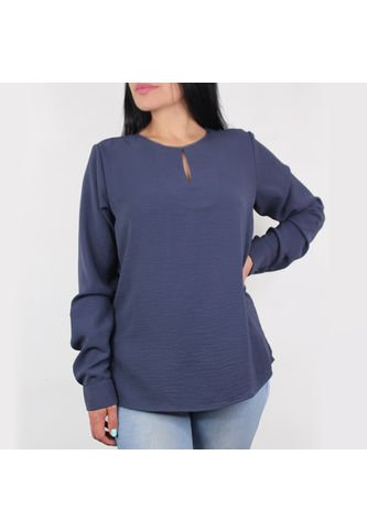 BLUSA MANGA LARGA LEC LEE MUJER LEC LEE - COLOR AZUL Lec Lee