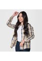 Blusa A Leñadora Para Mujer - Beige de Lec Lee