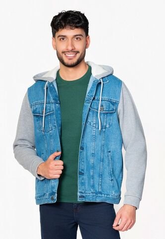 Chaqueta Con Capota Para Hombre Lec Lee Lec Lee