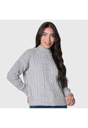 Suéter Tejido Para Mujer