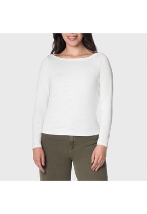 Camiseta Mujer Semi Bandeja Lec Lee Crudo