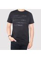 Camiseta Unicolor Hombre Lec Lee L/Negro de Lec Lee