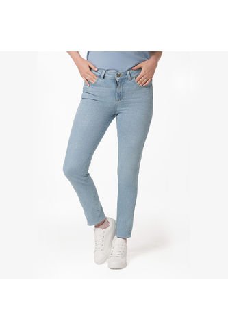 Jean Skinny Fit Índigo Claro Para  Mujer Lec Lee Lec Lee