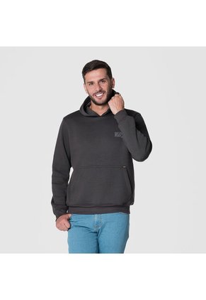 Buzo Con Capota Hombre Lec Lee Gris Oscuro Gris Oscuro/XL