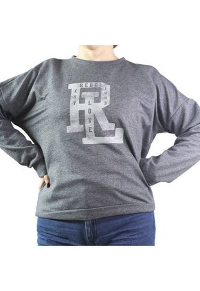 Buzo De Mujer Lec Lee Gris Oscuro