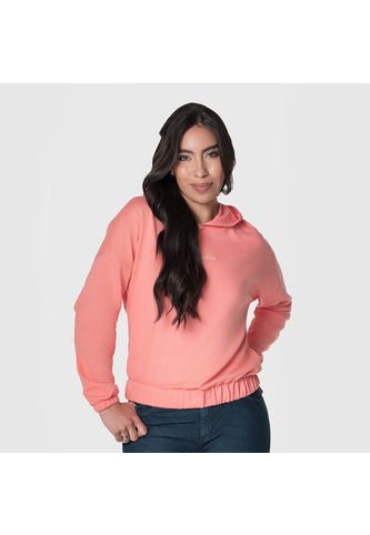 Buzo Con Capota Mujer Lec Lec Salmón Salmon/L Lec Lee