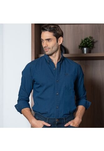 Camisa Para Hombre Lec Lee - Azul Oscuro Lec Lee