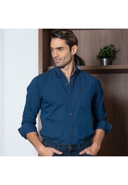 Camisa Para Hombre Lec Lee - Azul Oscuro