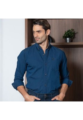 Camisa Para Hombre Lec Lee - Azul Oscuro