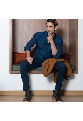 Camisa Para Hombre Lec Lee - Azul Oscuro