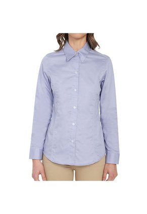 Blusa Basic Fem Manga Larga Lec Lee Para Mujer - Azul Claro