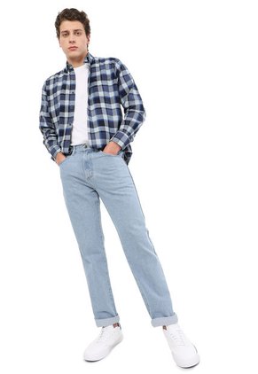 Jean Clásico Ref. 88 Lec Lee Para Hombre - Índigo Claro