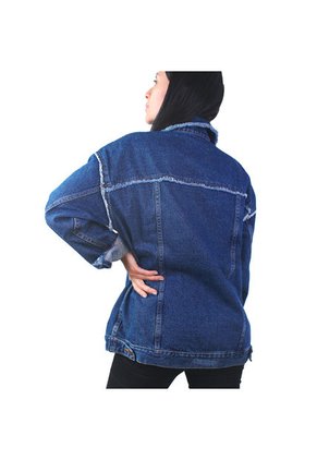 Chaqueta Demin Para Mujer Lec Lee - Índigo Medio