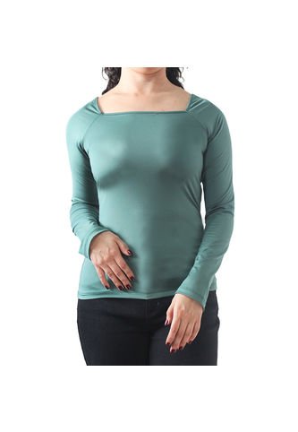 Blusa Con Escote Lec Lee Verde Lec Lee