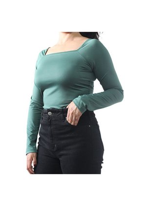 Blusa Con Escote Lec Lee Verde