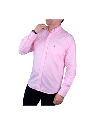 Camisa Casual Hombre Lec Lee Rosado Rosado/M