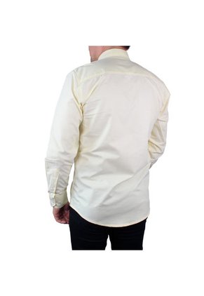 Camisa Casual Hombre Lec Lee Amarillo Amarillo/L