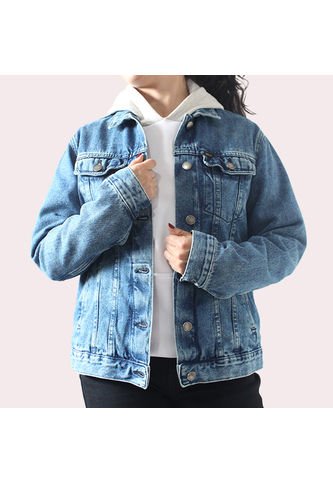 Chaqueta Oversize Mujer Lec Lee Indigo Medio Lec Lee