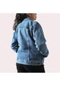 Chaqueta Oversize Mujer Lec Lee Indigo Medio de Lec Lee