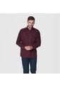 Camisa Casual Hombre Lec Lee Vinotinto Vinotinto/L de Lec Lee