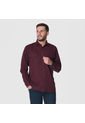 Camisa Casual Hombre Lec Lee Vinotinto Vinotinto/L de Lec Lee