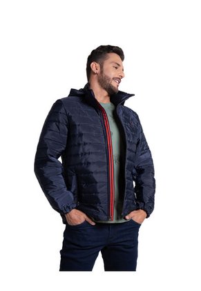 Chaqueta Acolchada Para Hombre Color Azul Oscuro