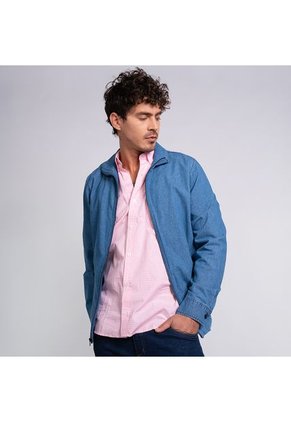 Chaqueta En Denim Para Hombre Lec Lee - Índigo Claro