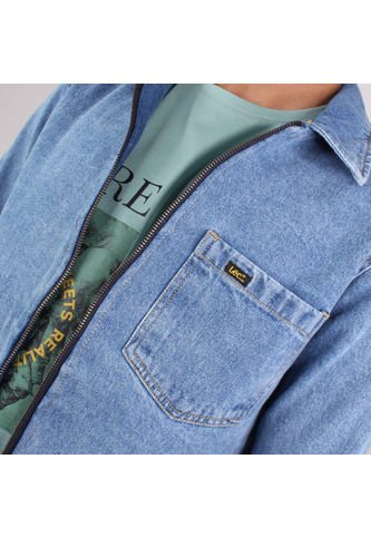 Chaqueta En Denim Hombre Lec Lee Azul Medio/L Lec Lee