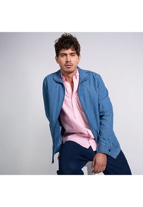 Chaqueta En Denim Para Hombre Lec Lee - Índigo Claro