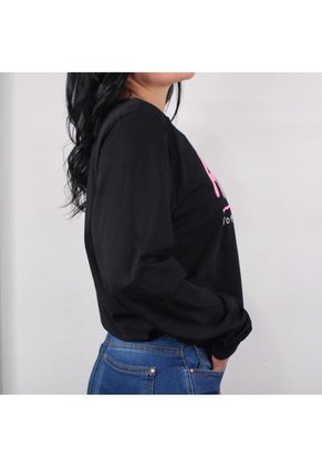 Buzo Estampado Para Mujer Lec Lee - Negro