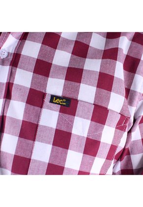 Camisa Para Hombre Lec Lee - Vinotinto