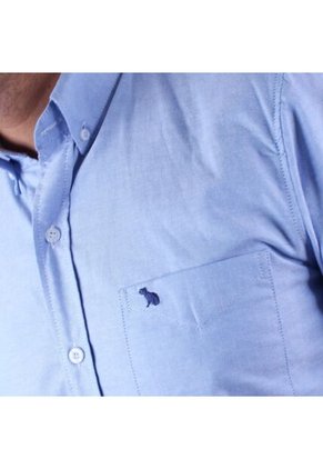 Camisa Casual Hombre Lec Lee Azul Claro Azul Medio/XL
