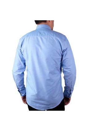 Camisa Casual Hombre Lec Lee Azul Claro Azul Medio/XL